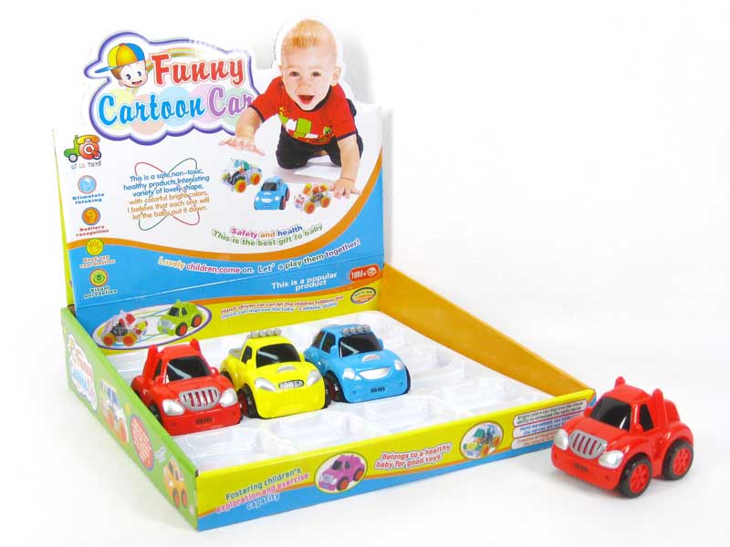 Friction Cartoon Car(12in1) toys