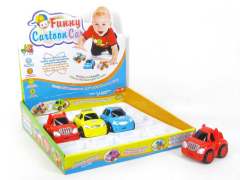Friction Cartoon Car(12in1)