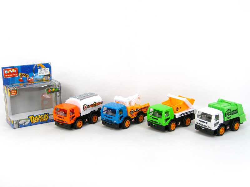 Friction Construction Truck(4S4C) toys