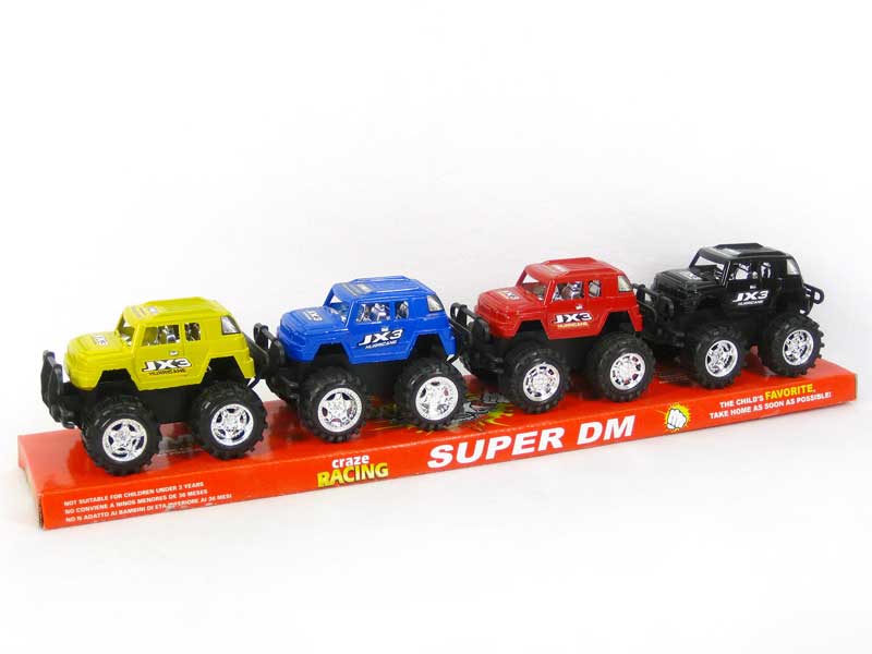 Friction Cross-country Car(4in1) toys