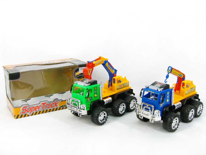 Friction Constrution Truck(2S3C) toys