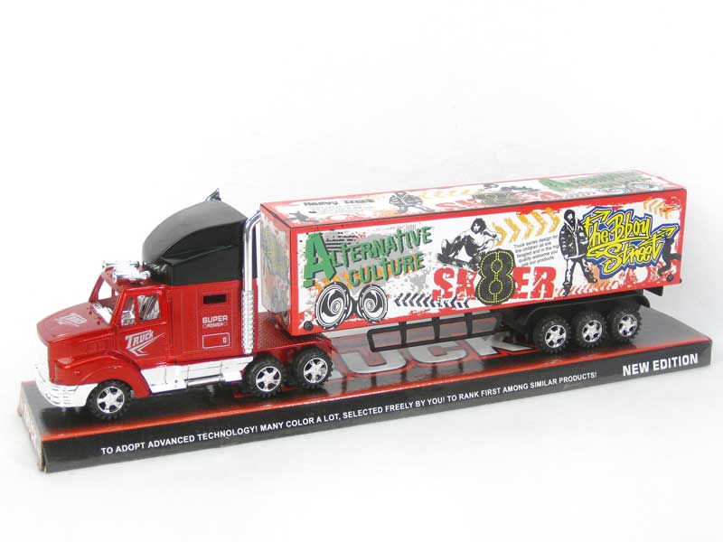 Friction Container Truck W/L_M(3S) toys
