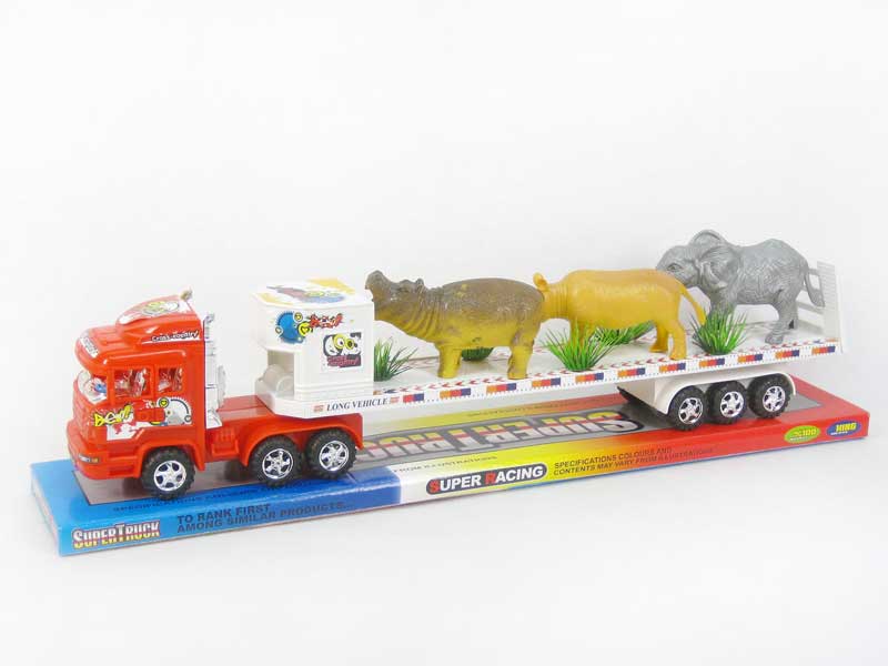 Friction Truck Tow Animal(3C) toys