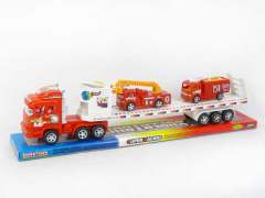 Friction Truck Tow Fire Engine(3C)
