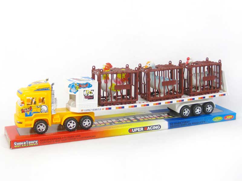 Friction Truck Tow Fowl(3C) toys