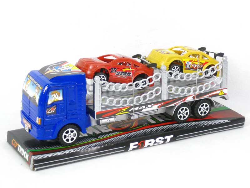 Friction Truck Tow Free Wheel Sports Car(3C) toys
