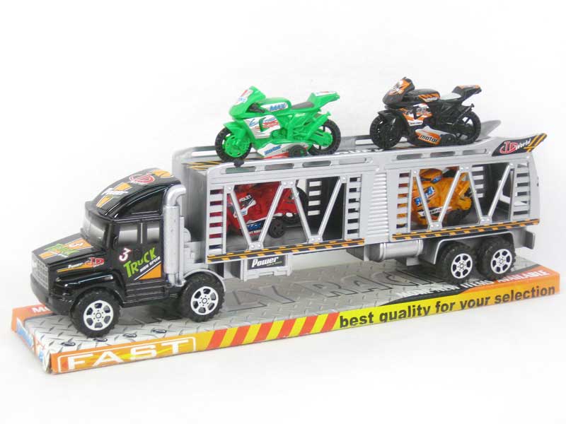 Friction Double Deck Trailer toys