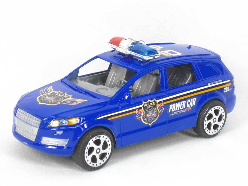 Friction Police Car(4C) toys