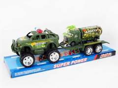 Friction Cross-country Police Car Tow Free Wheel Oil Tanker(