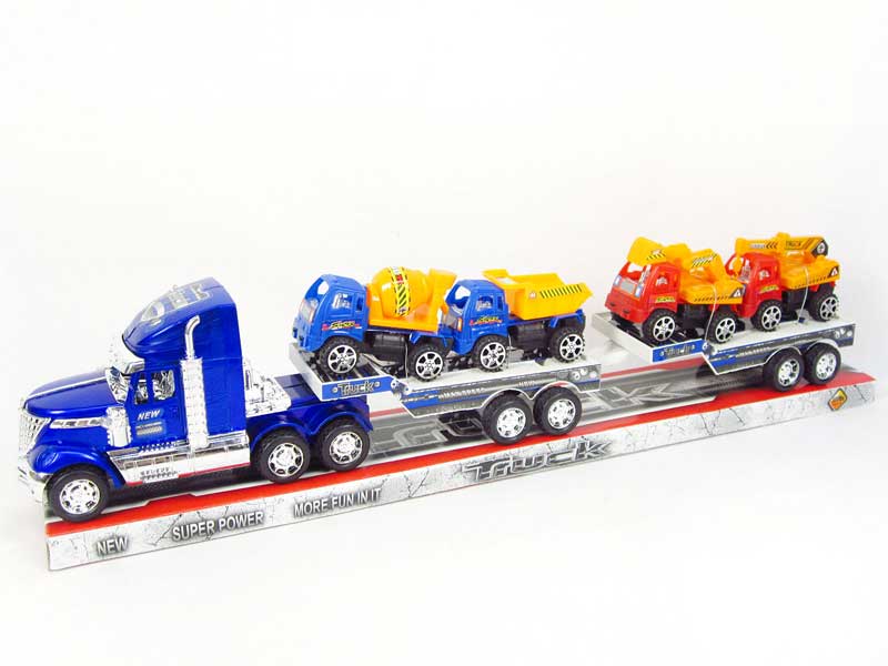 Friction  Truck Tow Construction Truck(3C) toys