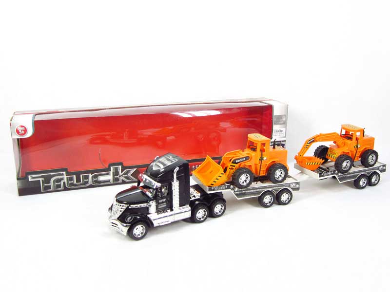 Friction Tow Construction Truck(3C) toys