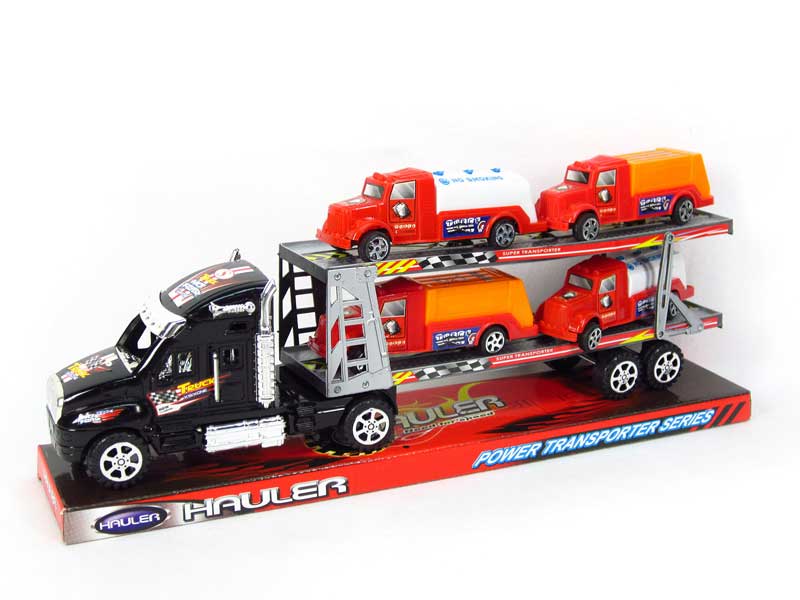 Friction Double Deck Trailer toys