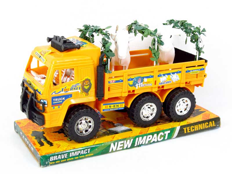 Friction Truck Tow Animal toys