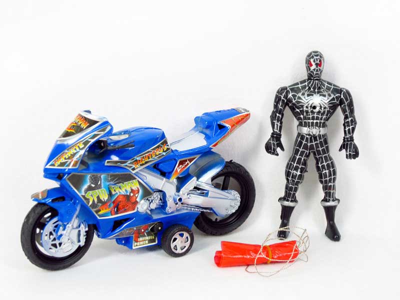 Friction Motorcycle & Ballute toys