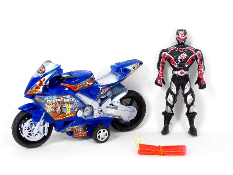 Friction Motorcycle & Ballute toys