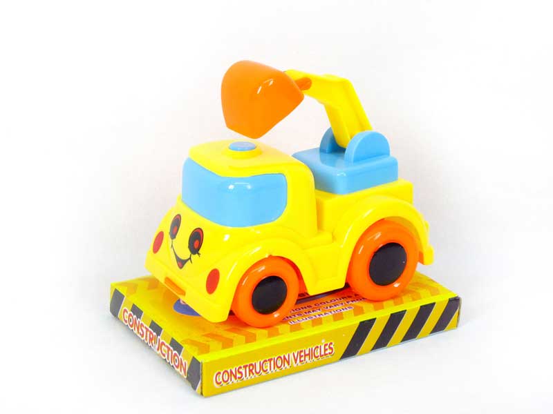 Friction Construction Truck(2S6C) toys