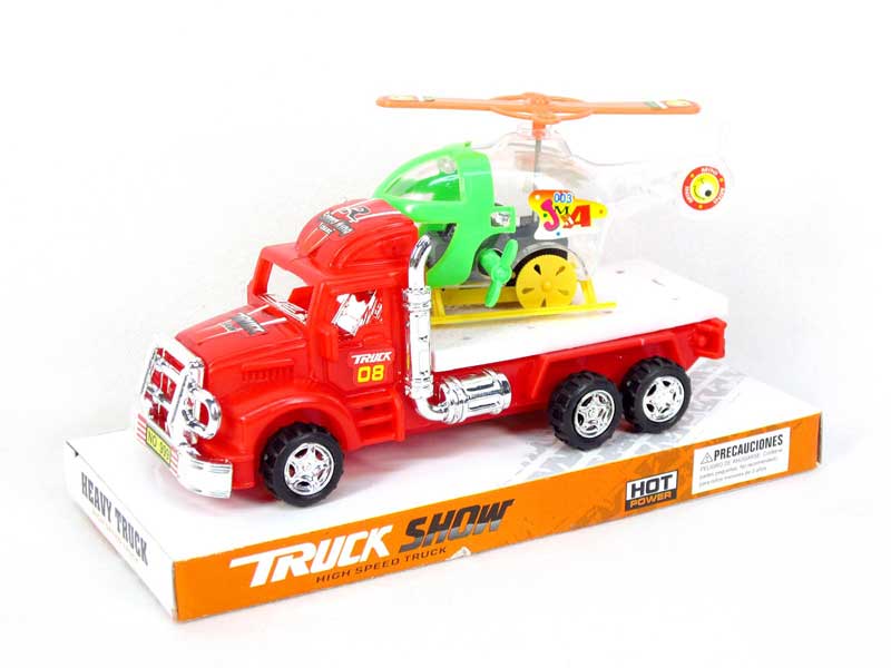 Friction Truck Tow Wind-up Plane(3C) toys