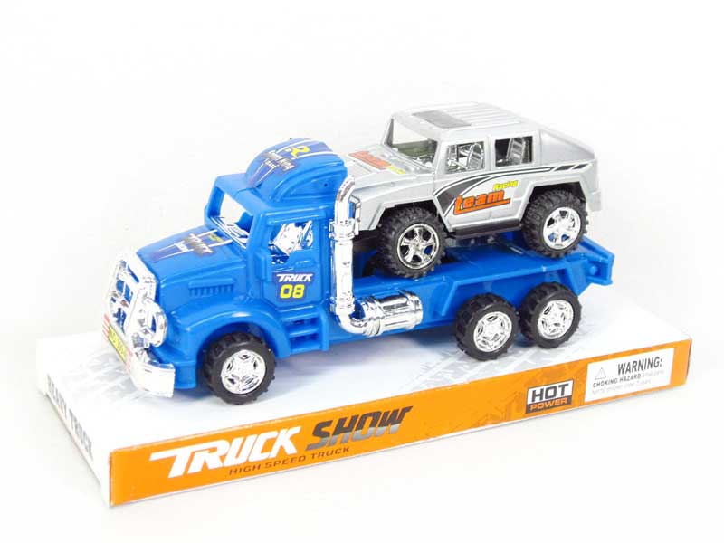 Friction Truck Tow Free Wheel Car(3C) toys