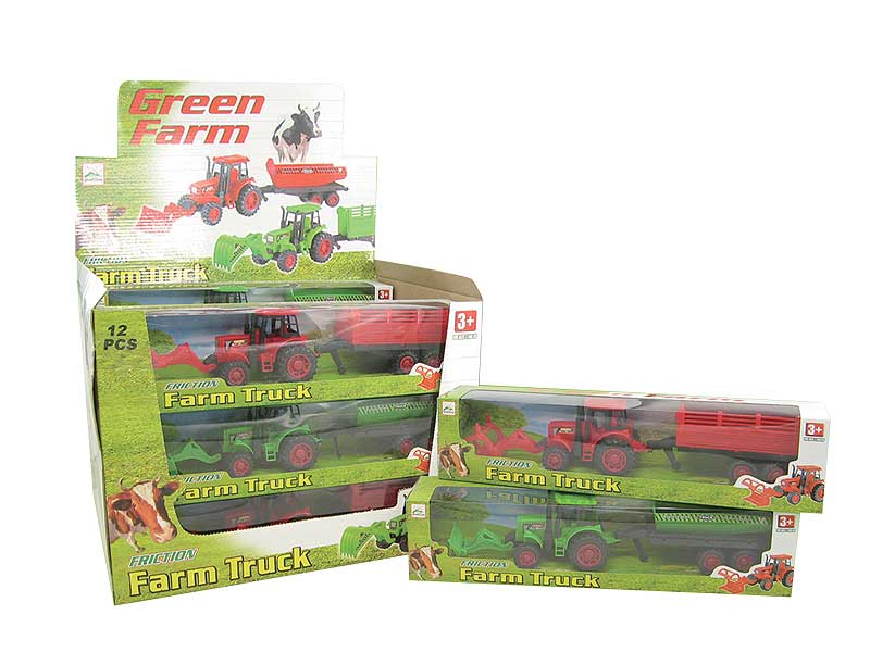 Friction Farmer Truck(12in1) toys
