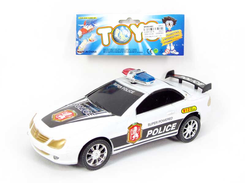 Friction Police Car W/L_M(2C) toys