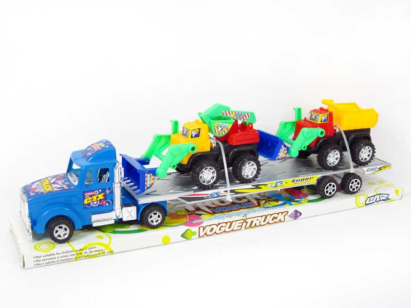 Friction Tow Construction Truck(2C) toys