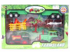 Friction Farmer Tractor Set