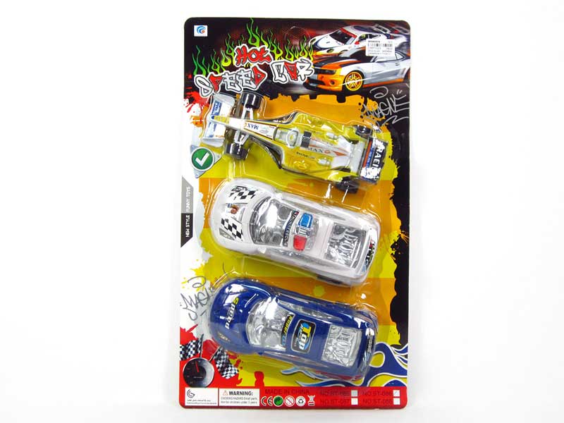 Friction Car & Pull Back Equation Car(3in1) toys
