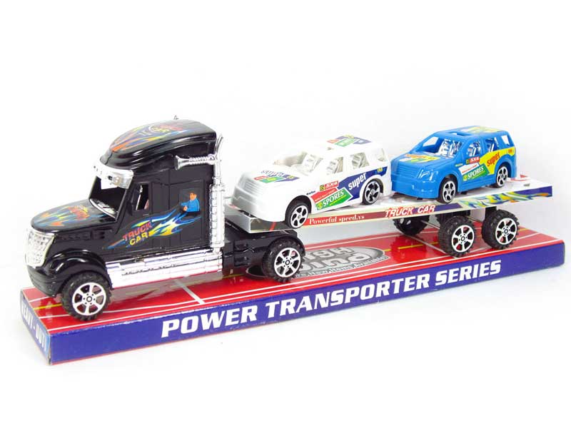 Friction Tow Truck & Free Wheel Racing Car toys