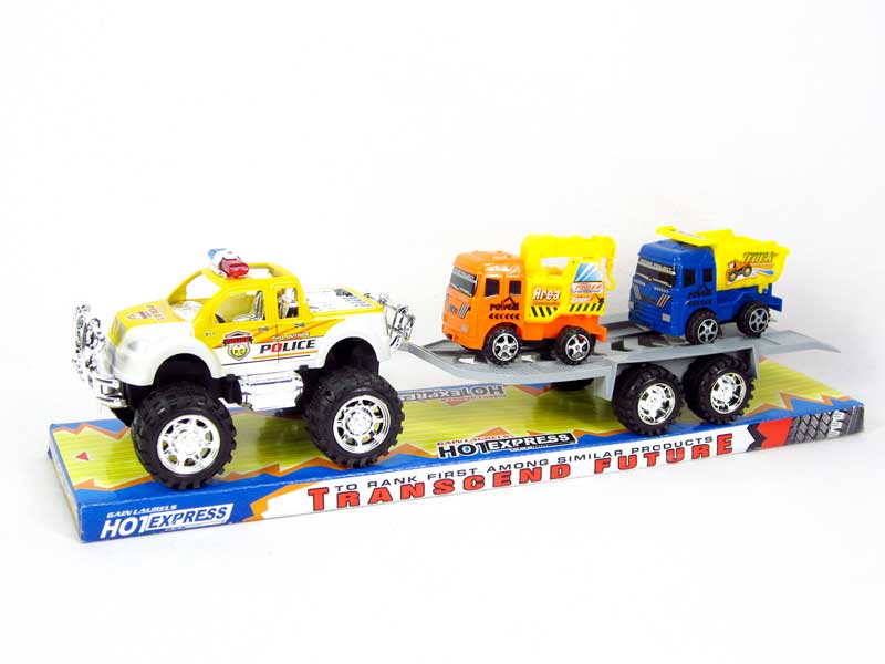 Friction Police Tow Truck(3C) toys