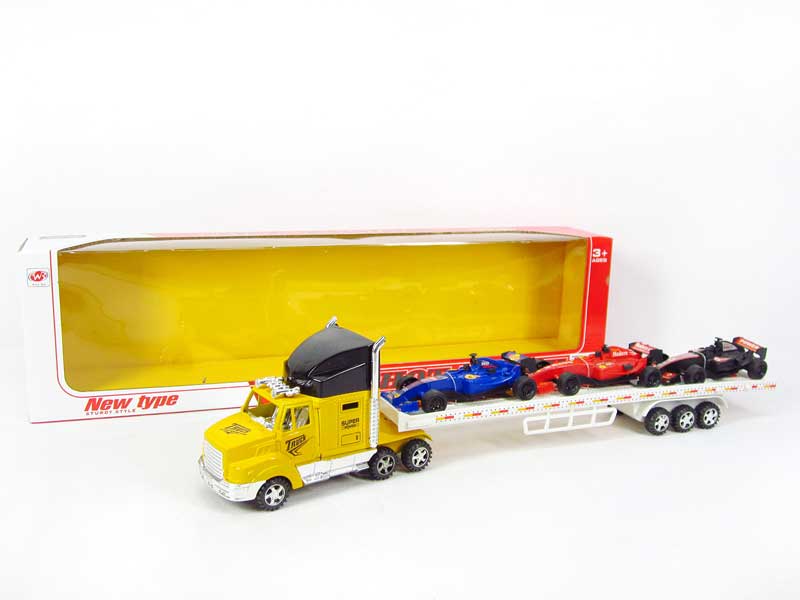 Friction Truck Tow Free Wheel Equction Car(3C) toys