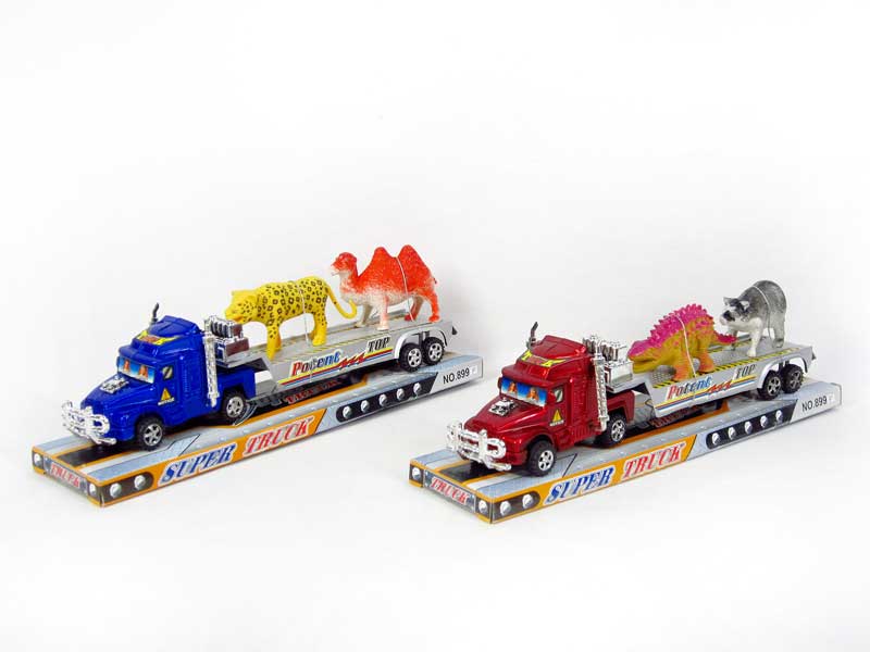 Friction Truck Tow Animal toys