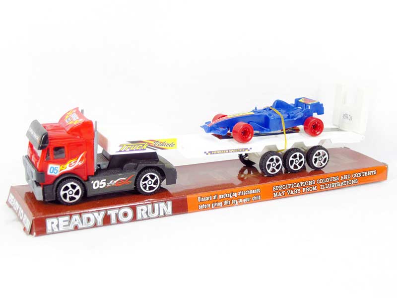 Friction Truck Tow Free Wheel Equction Car toys