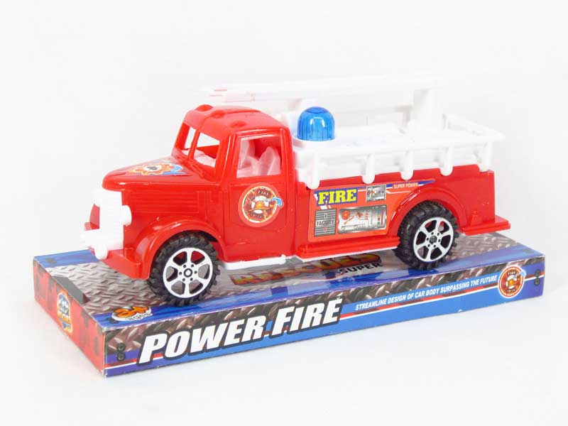 Friction Fire Engine W/L_S(2C) toys