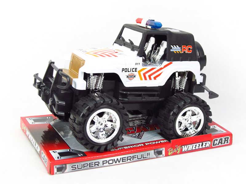 Friction Jeep Police Car(2C) toys