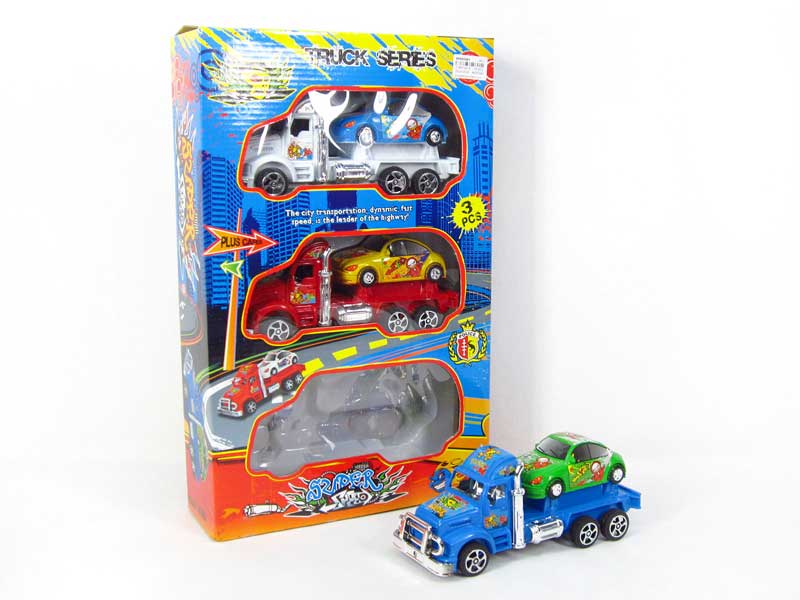 Friction Truck Tow Car(3in1) toys