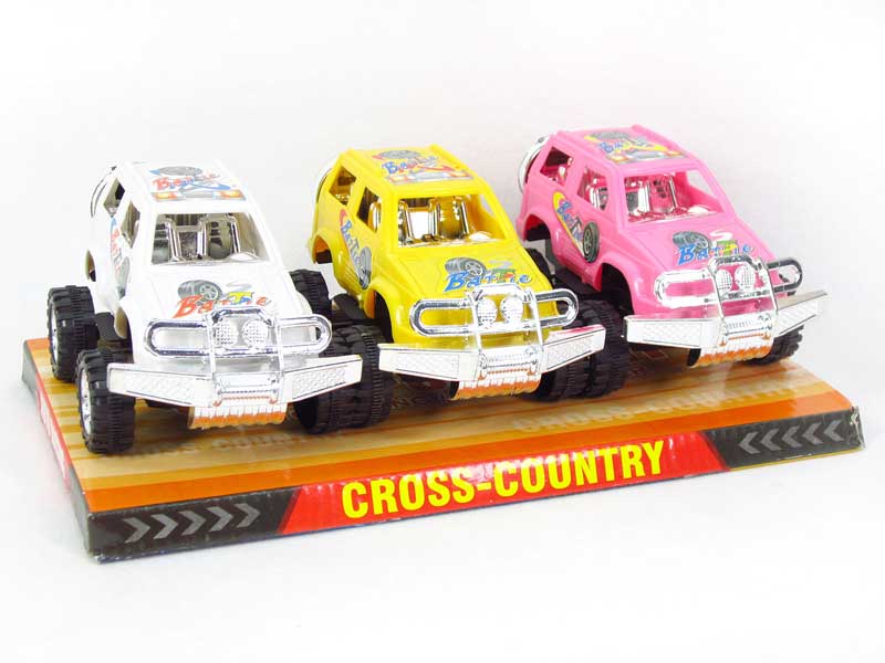 Friction Cross-country Police Car(3in1) toys