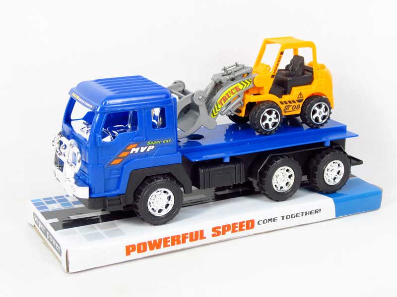 Friction Truck Tow Construction Truck(3S/3C) toys