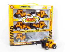Friction Construction Truck Set(6in1) toys