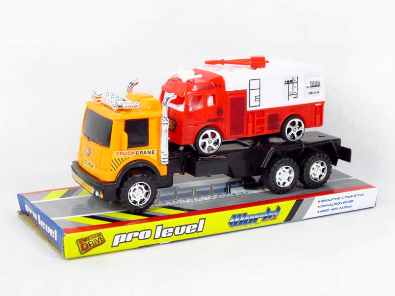 Friction Truck Tow Fire Engine toys