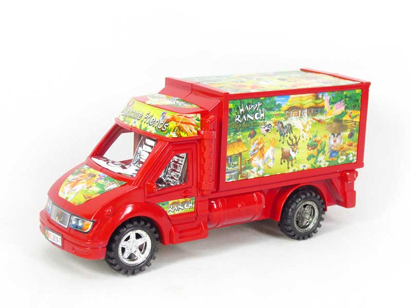 Friction Container Truck(4C) toys