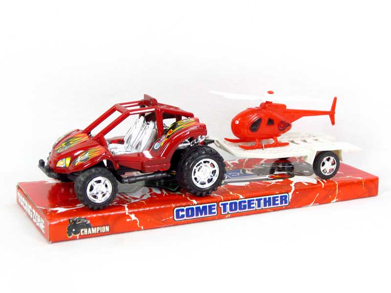 Friction Truck Tow Plane(4C) toys