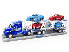 Frition Truck Tow Free Wheel Police Car(3C) toys