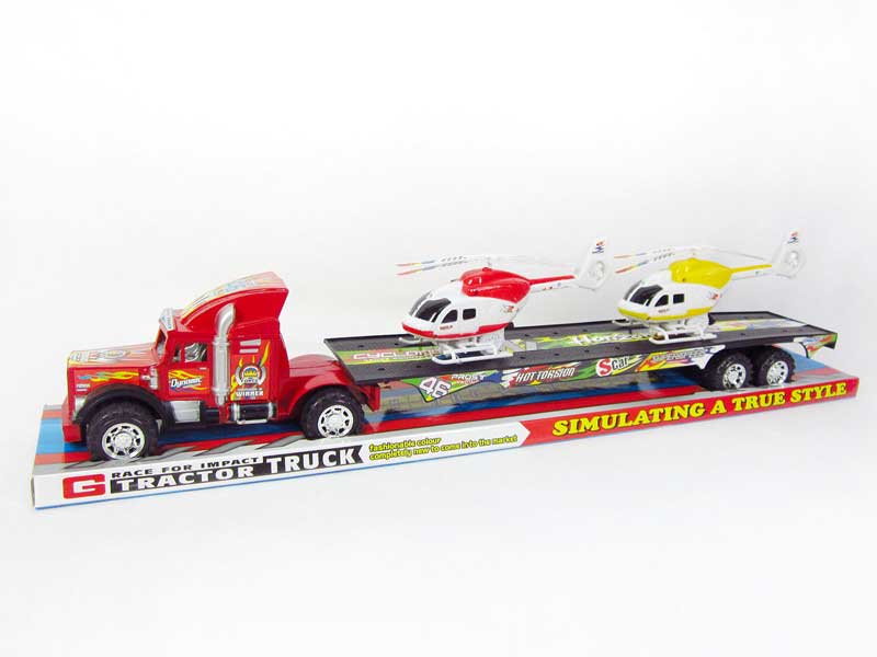 Friction Truck Tow Pull Line Helicopter toys