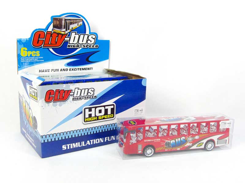 Friction Bus W/L_M(6in1) toys