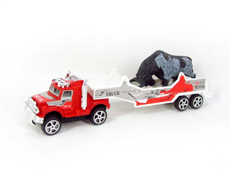 Friction Truck Tow Cow(3C) toys