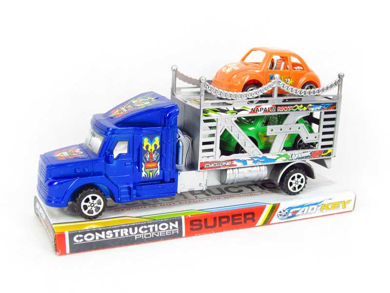 Friction Double Deck Trailer(2C) toys