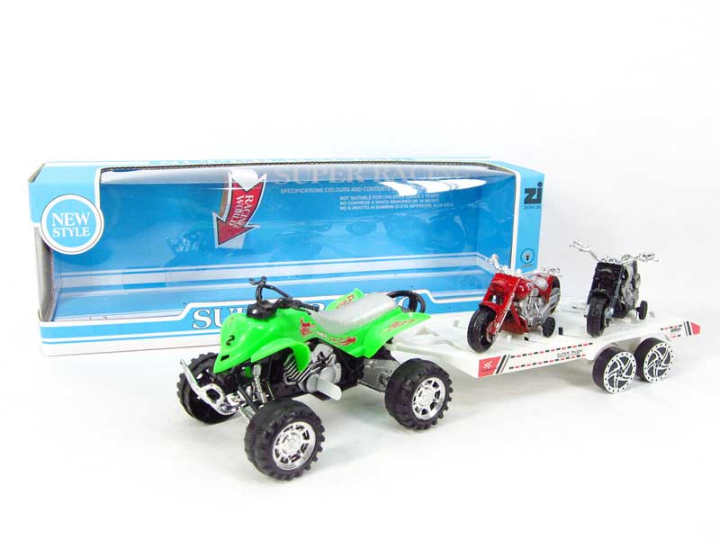 Friction Motorcycle Tow Truck W/L_M toys