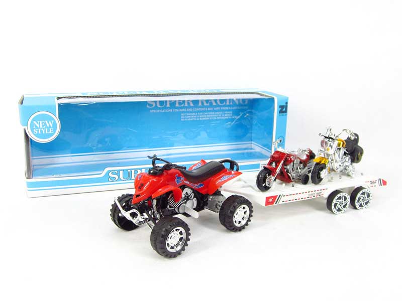 Friction Motorcycle Tow Truck W/L_M toys