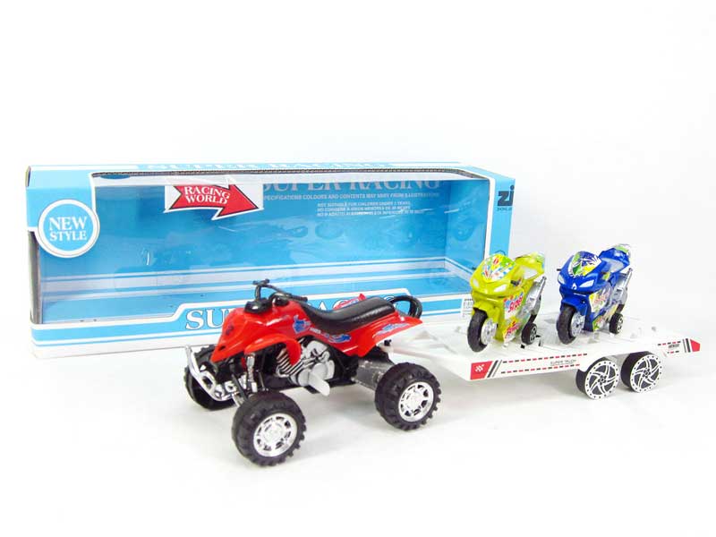 Friction Motorcycle Tow Truck W/L_M toys