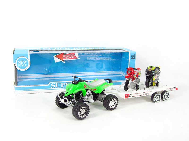 Friction Motorcycle Tow Truck W/L_M toys
